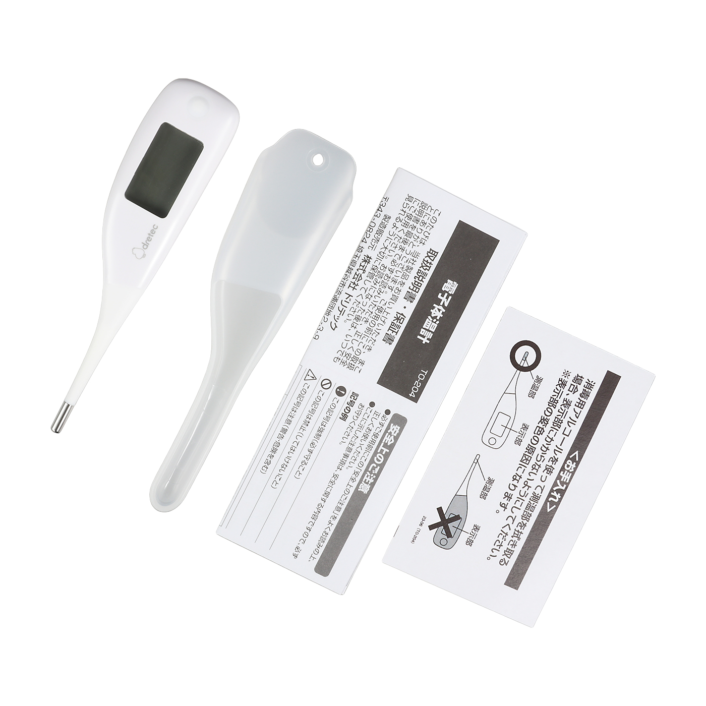 ドリテック dretec やわらかタッチ体温計 TO-204AWTDIを検証レビュー