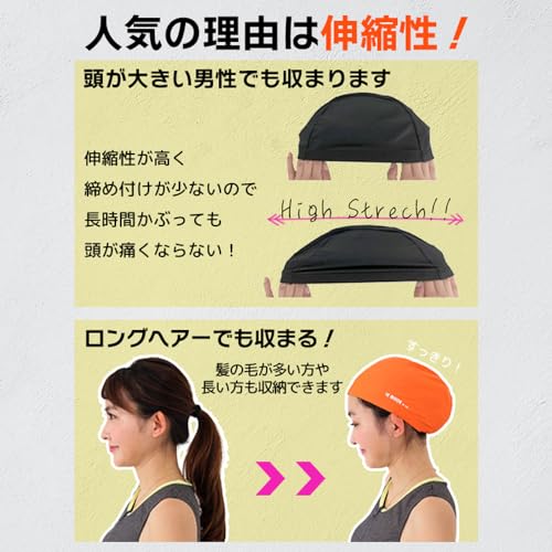 スイムキャップ 5
