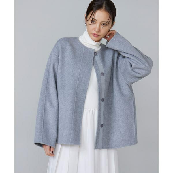 Le Souk クルーネックリバーコート 1
