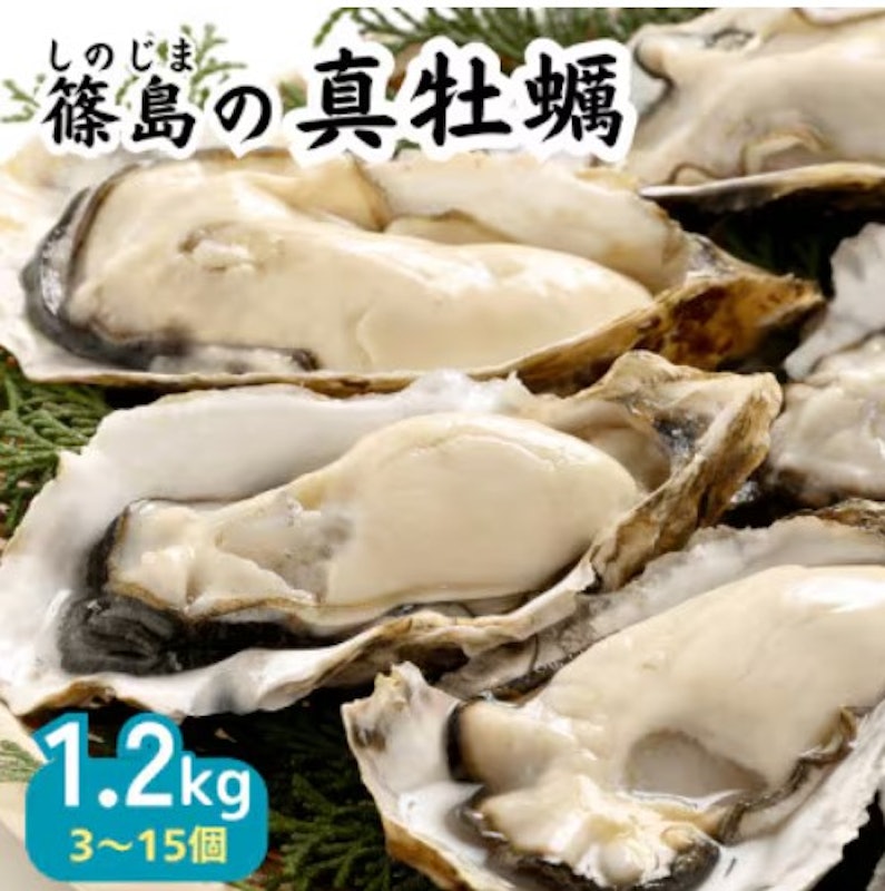 特上・篠島の殻付き真牡蠣 1