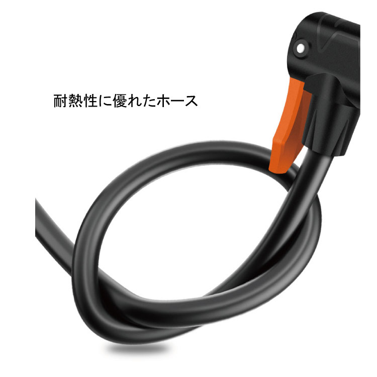 自転車空気入れ Wポンプタイプ 4