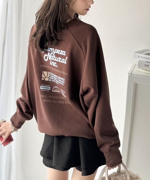 裏起毛オーバーサイズプルオーバー 11