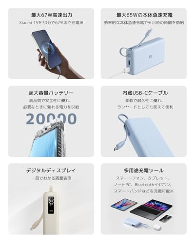 67W Power Bank 20000 2