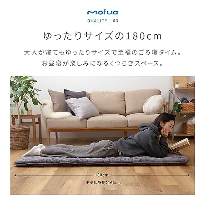 プレミアムマイクロファイバー ごろ寝クッション 5