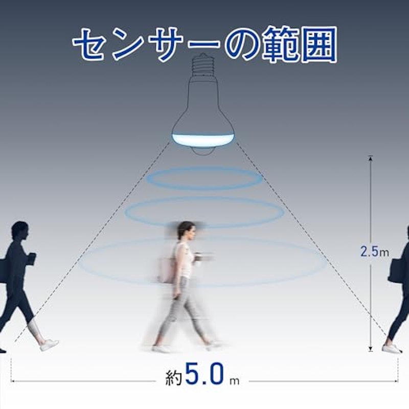 LED電球 人感センサー付 3