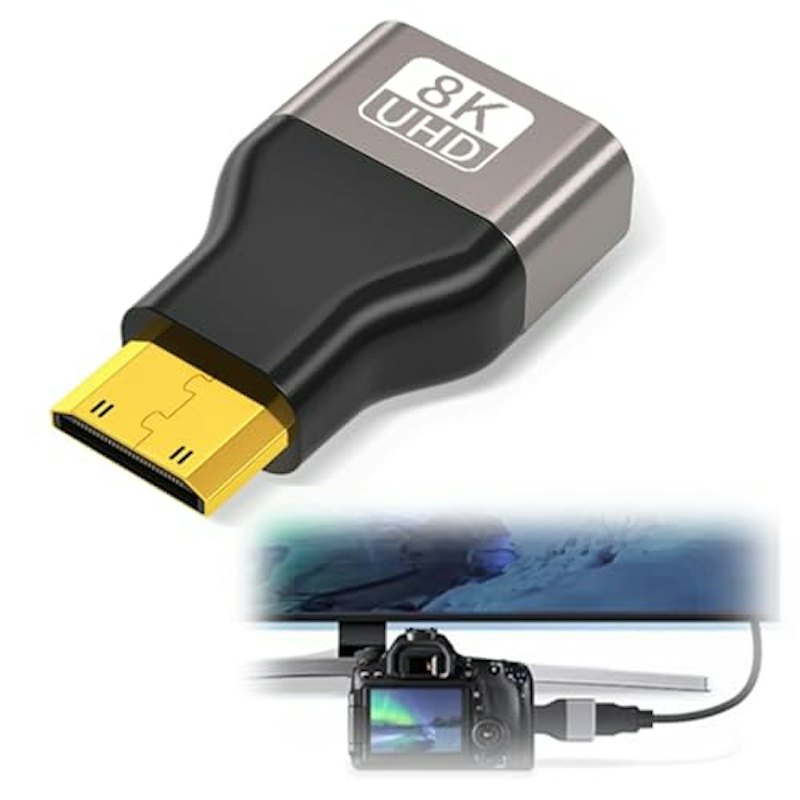 Mini HDMI to HDMI 変換 アダプタ 1