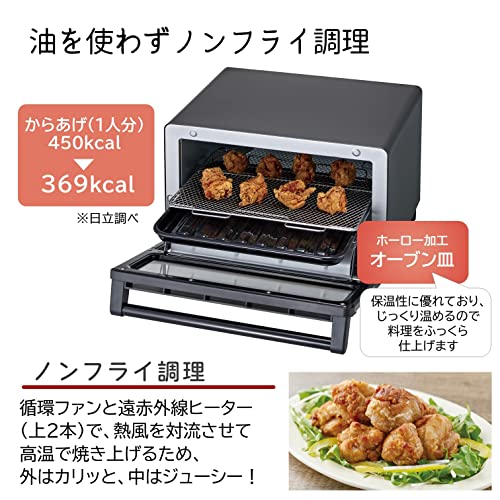 美品⭐️日立　HITACHI コンベクション　　オーブントースター　2023年製 日立(HITACHI) コンベクションオーブントースターHMO-F100の悪い