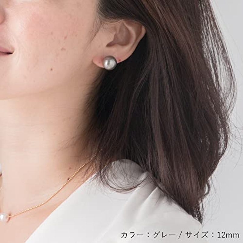 コットンパールピアス 8