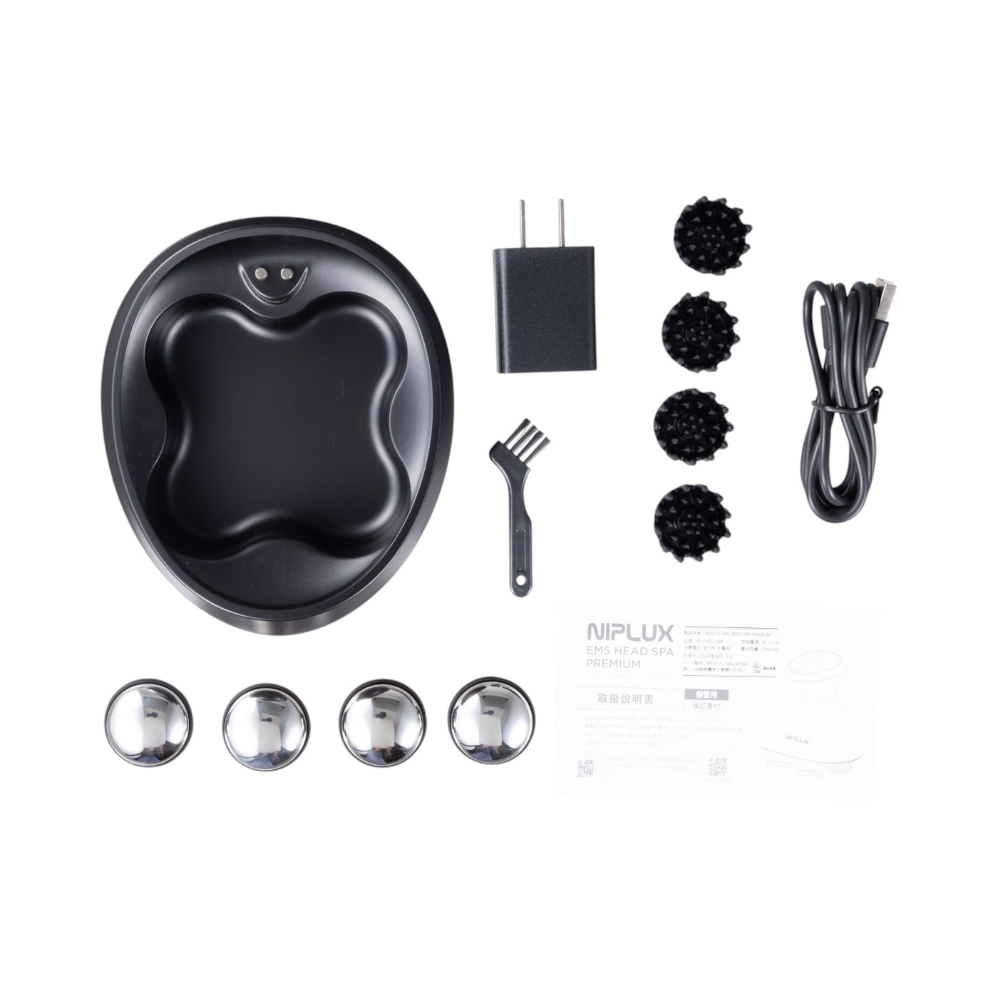 日創プラス NIPLUX EMS HEAD SPA PREMIUM NP-EHSP23BKを検証レビュー