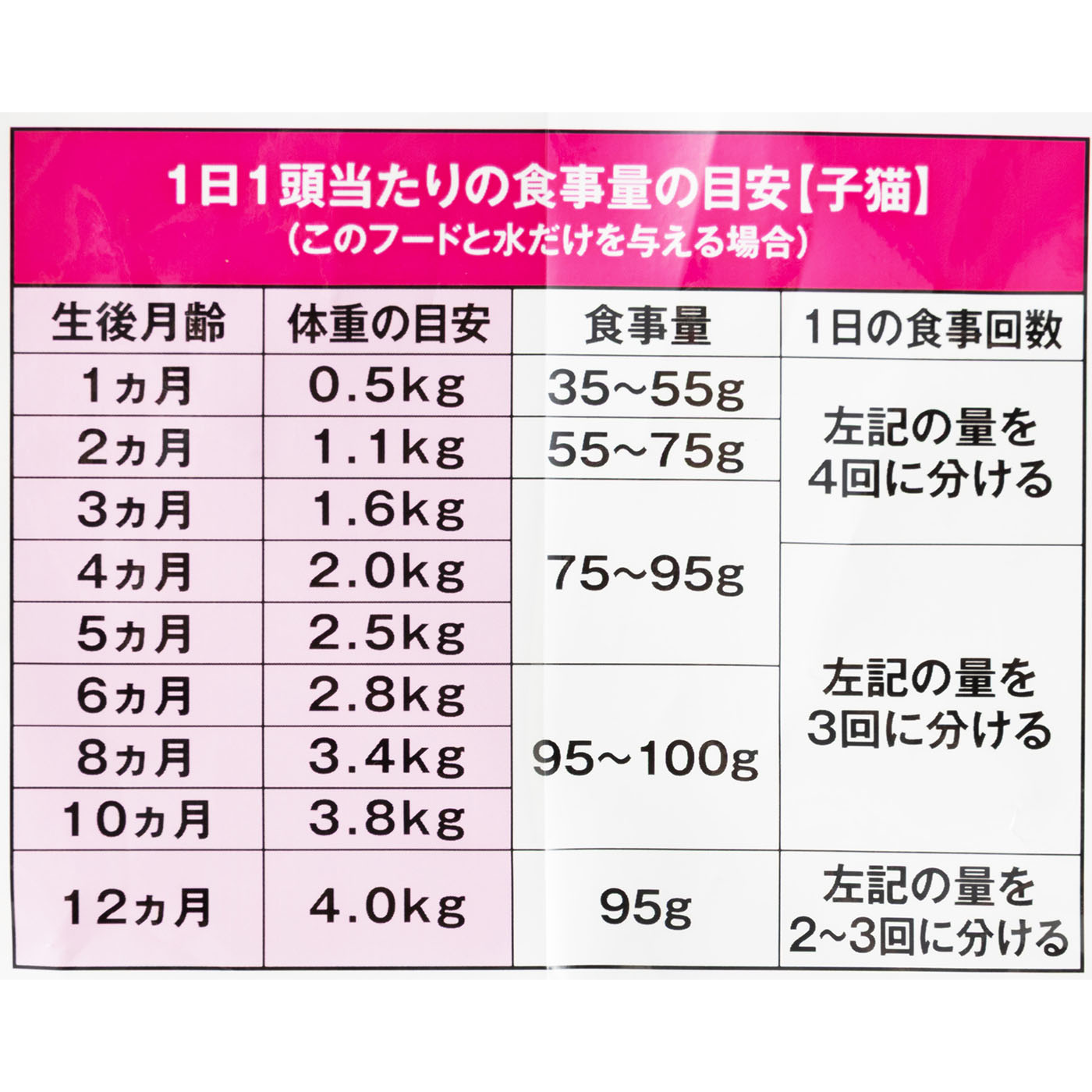 キャット 子猫用 4