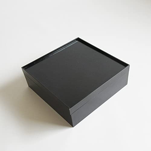 6.5寸紙重箱　黒内金 1