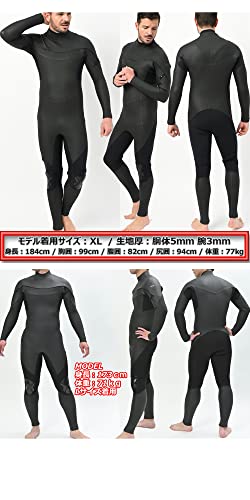 ダイビングスーツ 5mm Mサイズ ダイビング ウェットスーツ 5mm