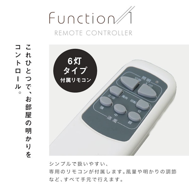 シーリングファンライト 6