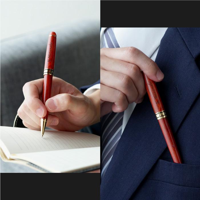 木製ボールペン&ペンケースギフトセット 3