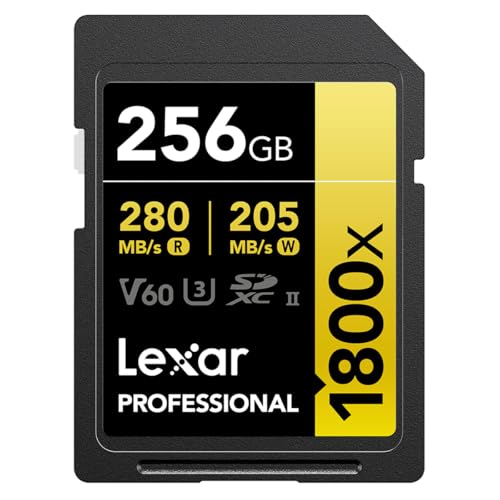 Professional 1800x UHS-II SDXCメモリーカード GOLDシリーズ 256GB 1