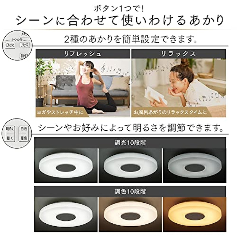スピーカーシーリングライト 5