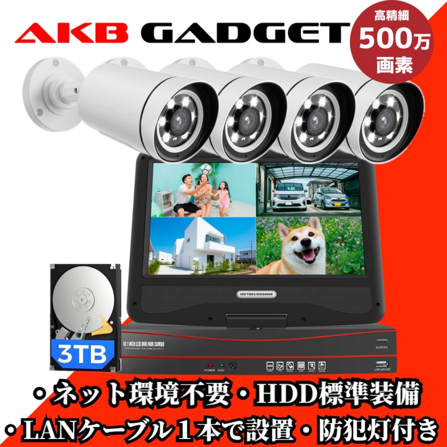 防犯カメラ 家庭用 屋外 1