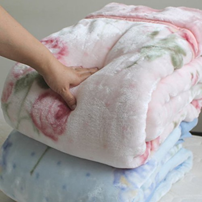 衿付き2枚合わせふっくら毛布 3