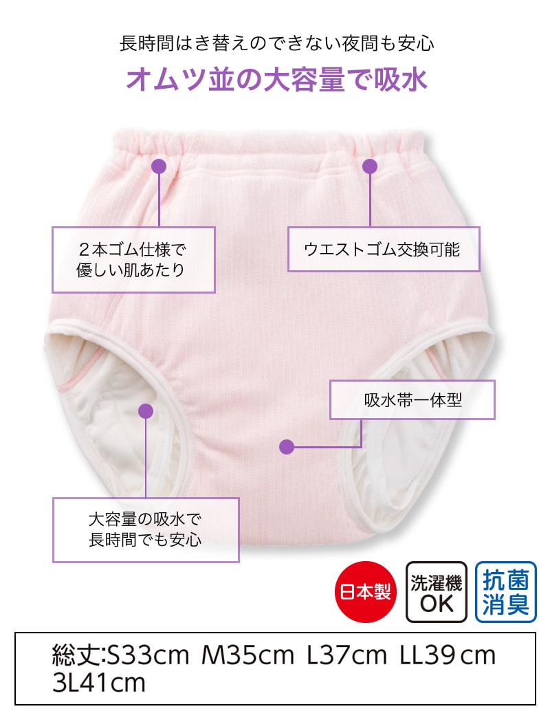 婦人 300cc対応 安心快適ショーツ 2
