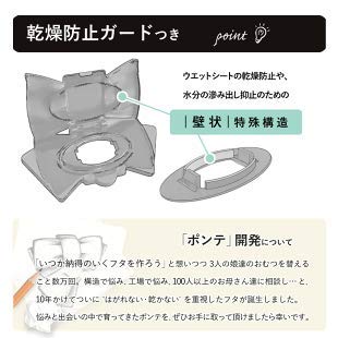 おしりふきのフタ ポンテ 5