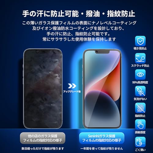 iPhone14 ガラスフィルム 5