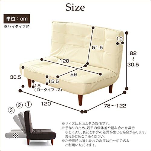 ２人掛ハイバックソファ 3