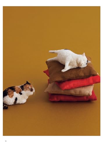 羊毛フェルトで作る てのり猫 5