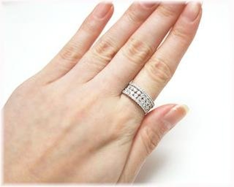 SIL 1.0ct ダイヤモンドパヴェリング 2