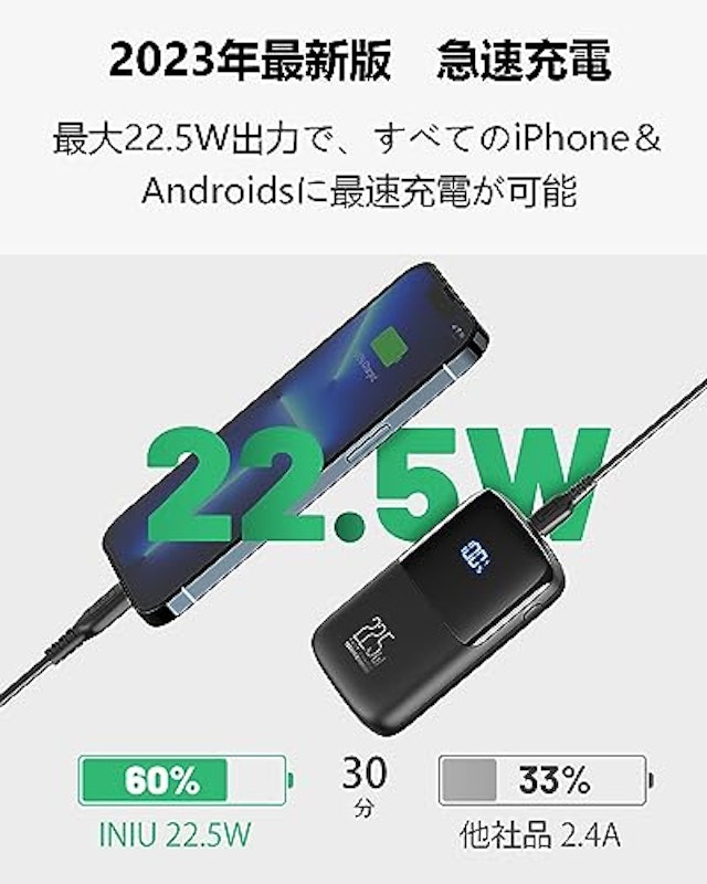 モバイルバッテリー 10000mAh 2