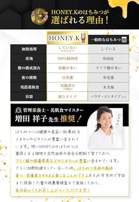 国産百花生はちみつ 5