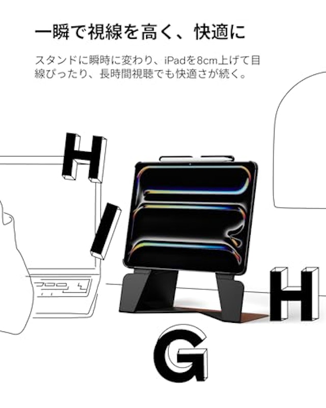 フロートフォリオケース&スタンド 3