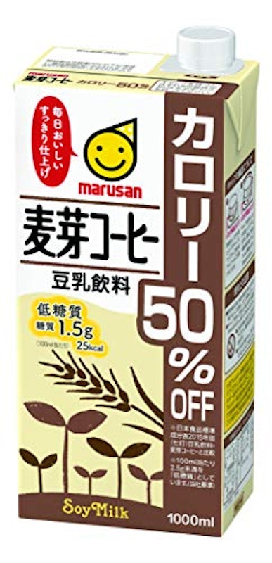 豆乳飲料 麦芽コーヒー カロリー50%オフ 1