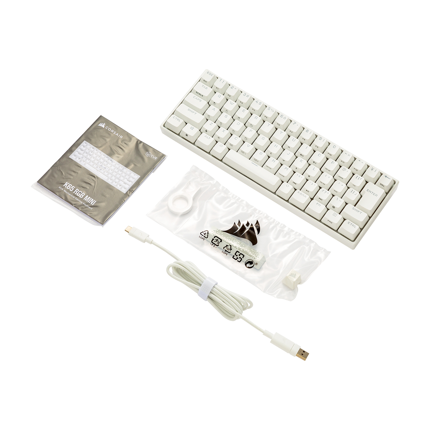 Corsair K65 RGB MINI メカニカルゲーミングキーボード CH-9194114-JP