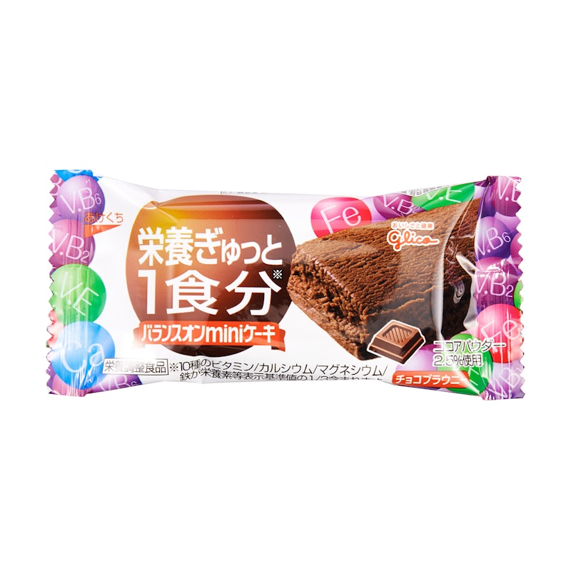 江崎グリコ バランスオンminiケーキ チョコレートブラウニーをレビュー