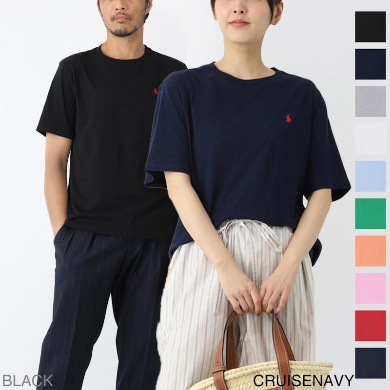 SHORT-SLEEVE COTTON JERSEY CREWNECK T-SHIRT 1