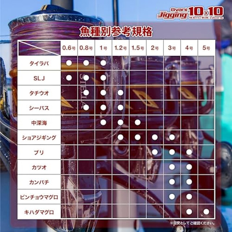 ジギング10×10 マックスパワーPE X8 5