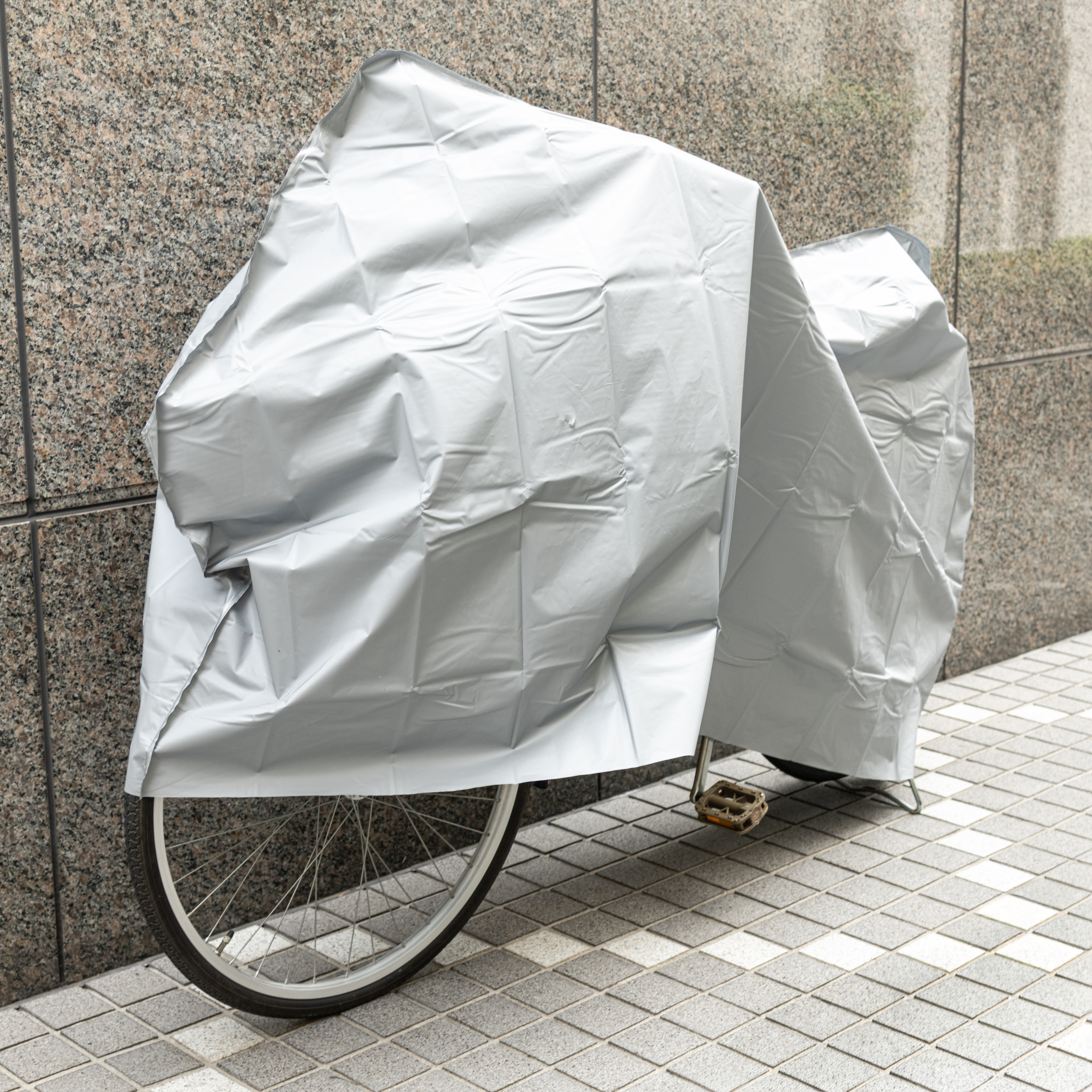 自転車カバー PEVA ・レギュラー（前カゴ装着車向け） 1