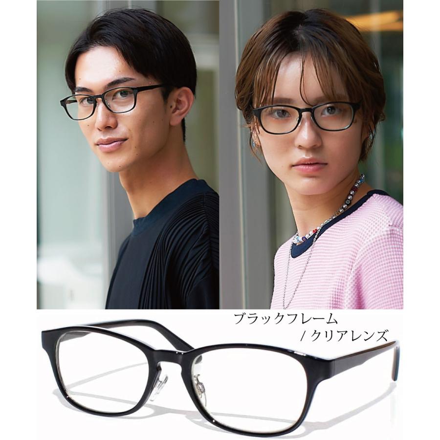 クリアフレーム ブラックレンズ サングラス ボストン ブラック クリア フレーム クリアレンズ サングラス