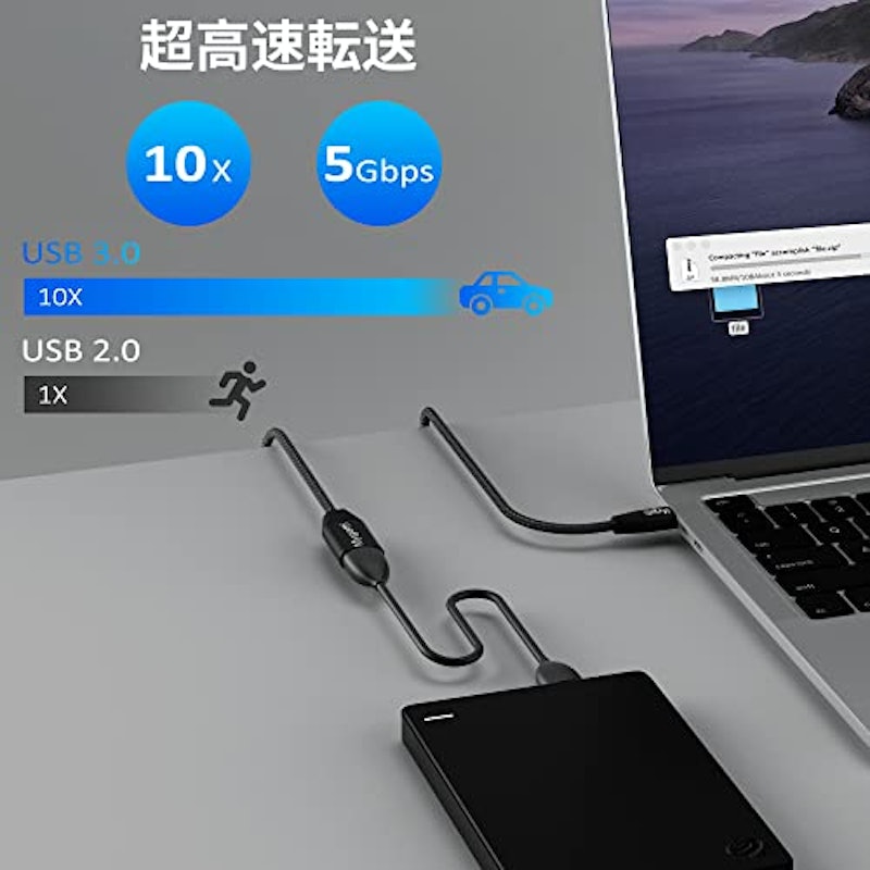 USB-A延長ケーブル 10M 2