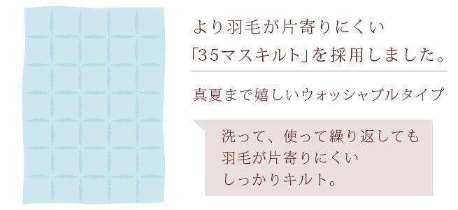 羽毛肌掛け布団 7