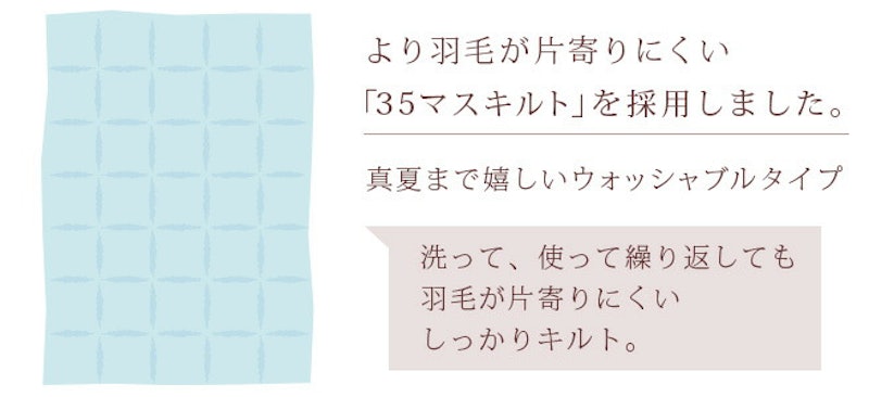 羽毛肌掛け布団 7