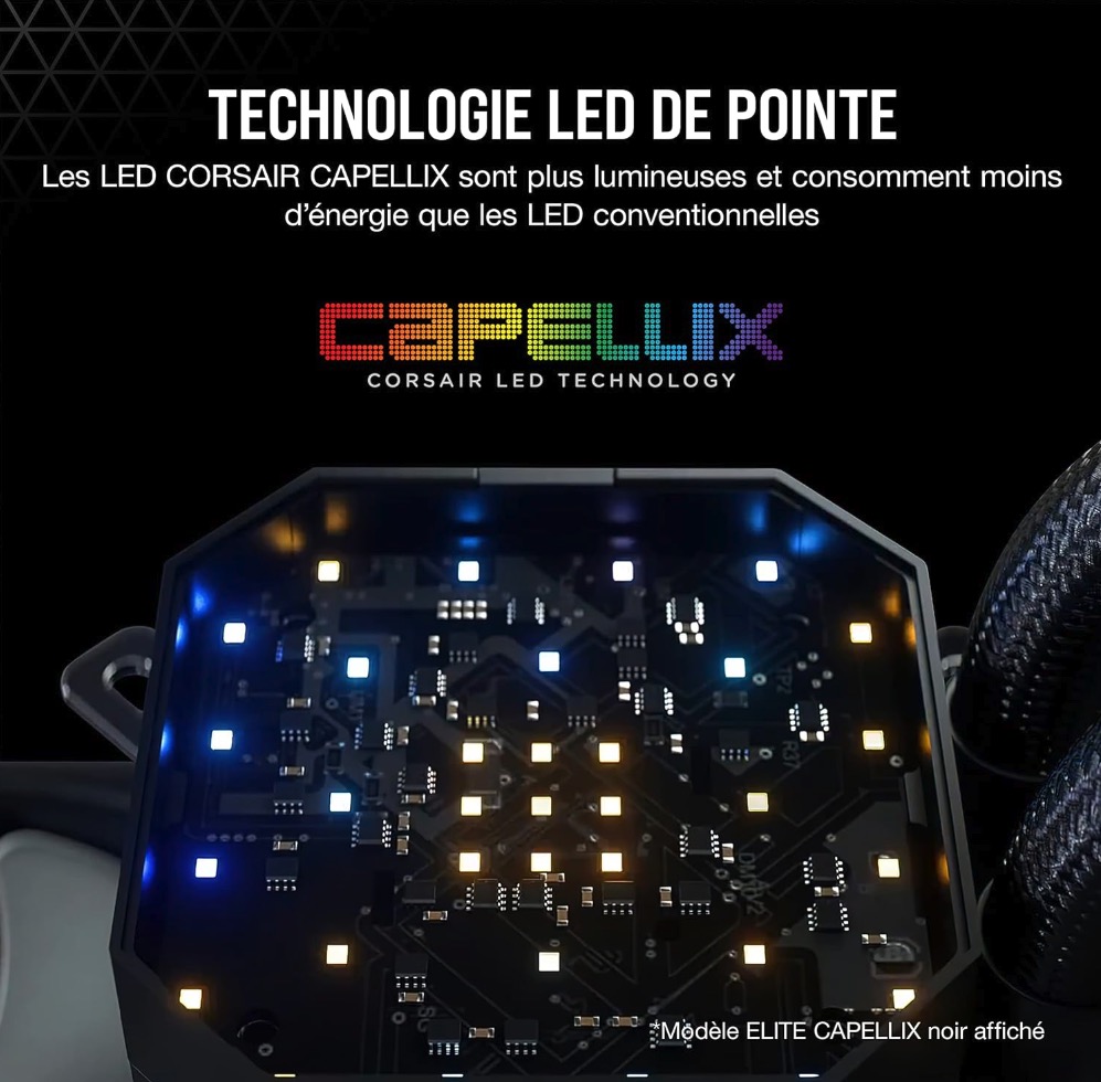 iCUE H100i ELITE CAPELLIX 水冷式 CPU クーラー 8