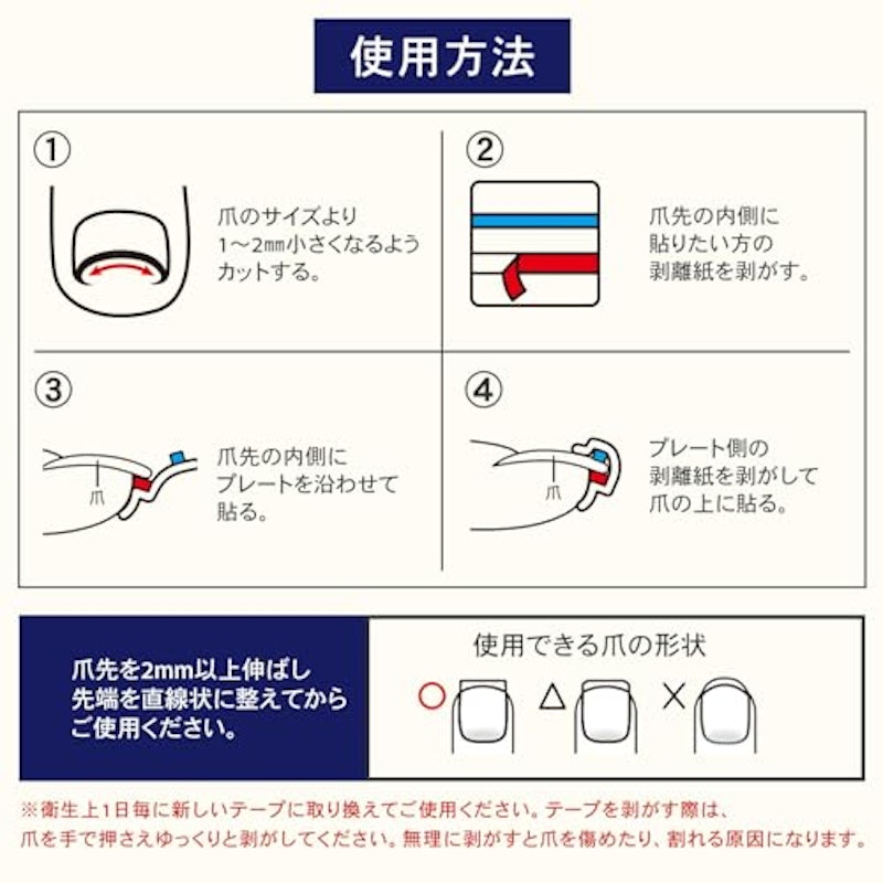 巻き爪テープ 爪先用 6