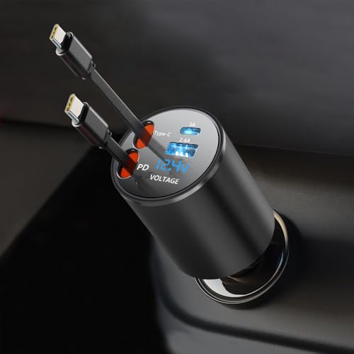 巻き取り式車載充電器 1