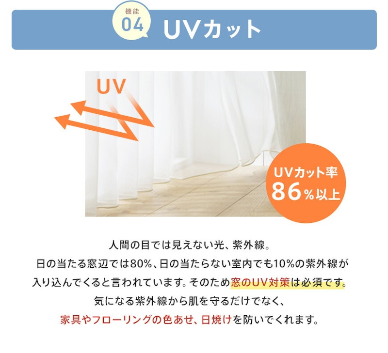 カーテン4枚セット 5