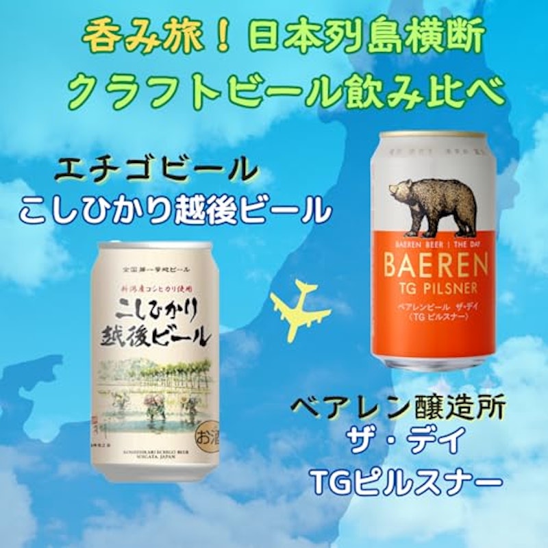 日本列島横断 クラフトビール飲み比べセット 4