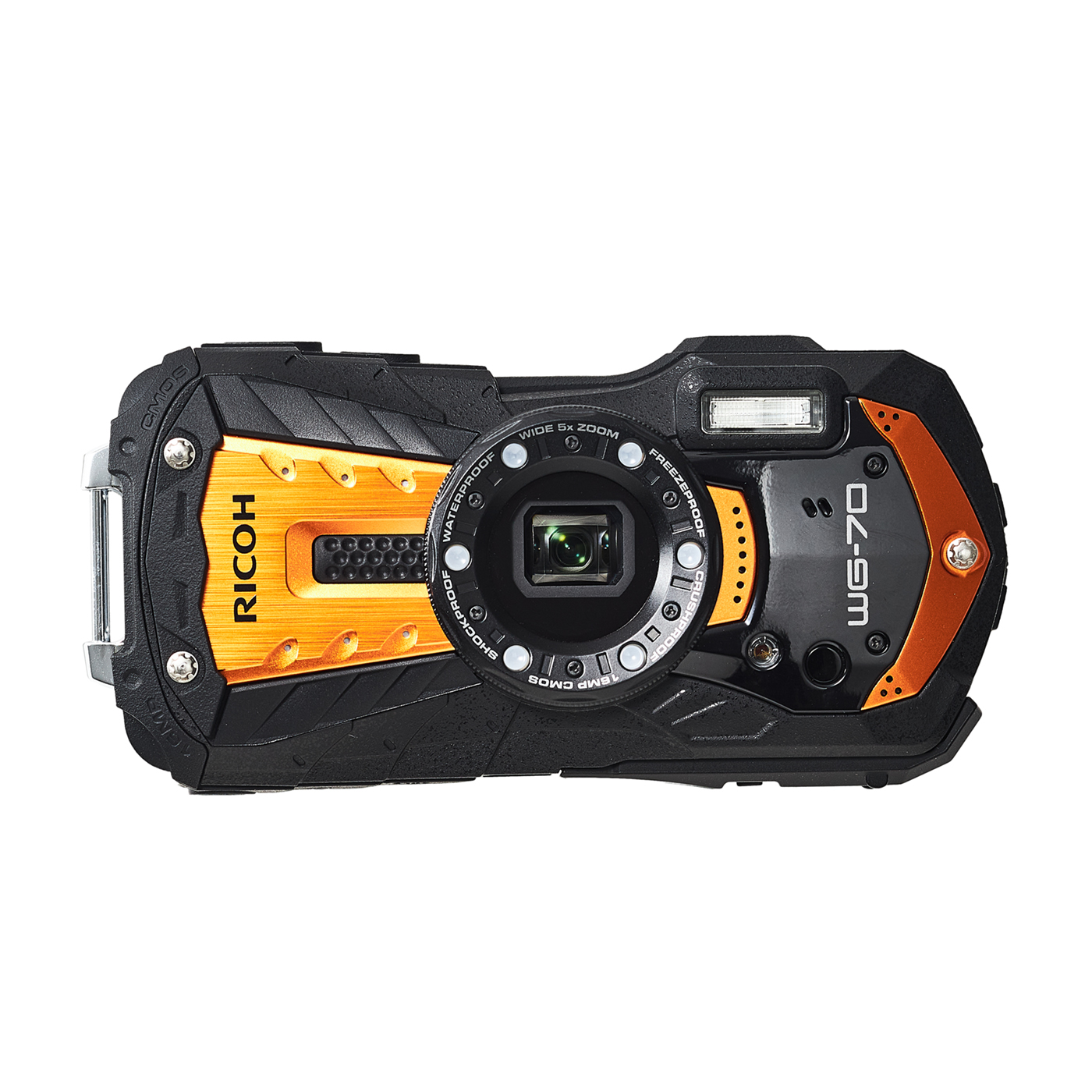 ROCOH リコー防水デジタルカメラ WG-70 オレンジ WG-70OR