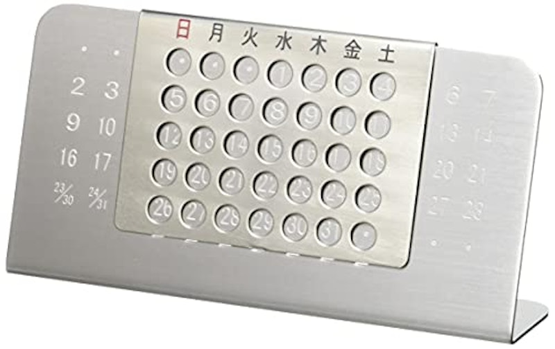 ステンレス万年カレンダー 1