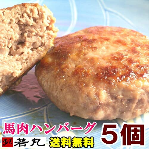ヘルシー馬肉 ハンバーグ5個 2