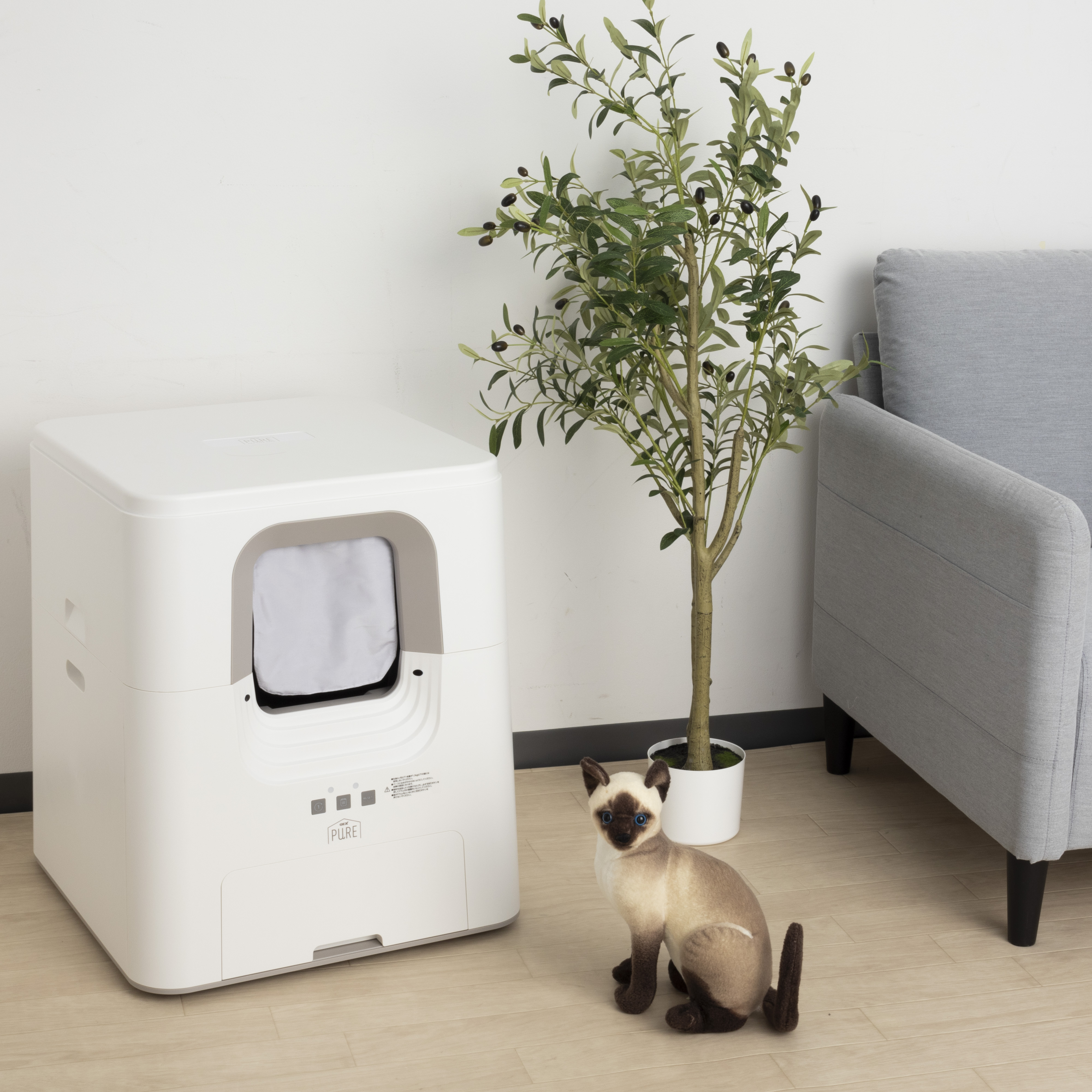 ジェックス PURE CAT AUTO TOILET PCAT01-WHを検証レビュー！猫用自動